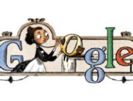 Le Doodle représentant Madeline Brès. // Source : Google
