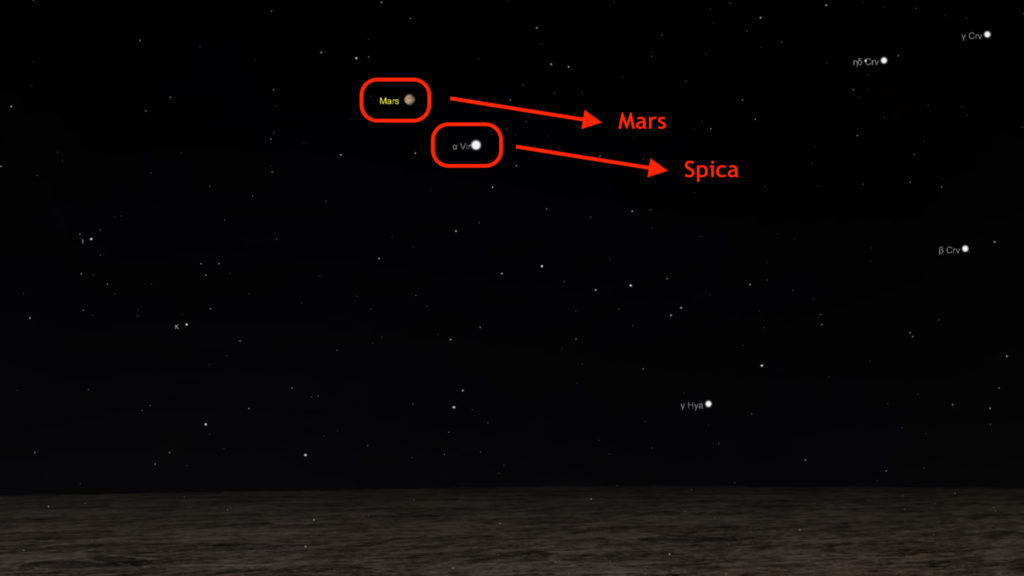 Le ciel vu de Paris le 10 novembre à 7h. // Source : Capture d'écran The Sky Live, annotations Numerama Le ciel vu de Paris le 10 novembre à 7h. // Source : Capture d'écran The Sky Live, annotations Numerama