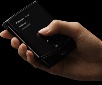 Leak du Motorola Razr // Source : Evan Blass