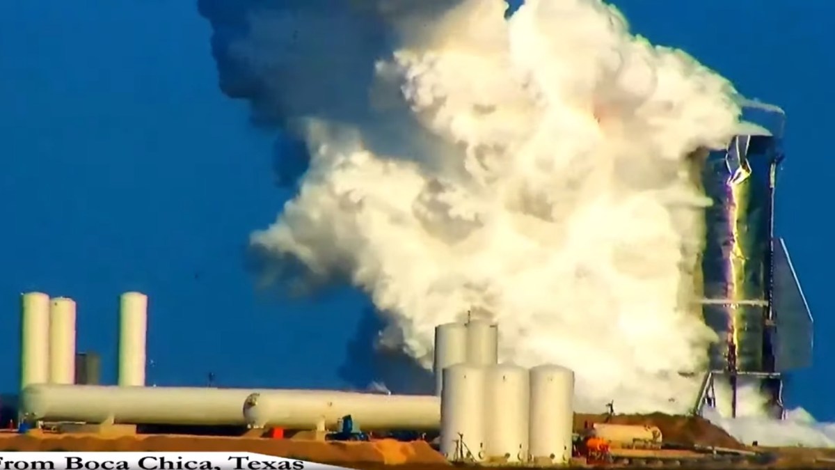La vidéo de l'explosion du prototype Starship le 20 novembre 2019 // Source : YouTube/LabPadre La vidéo de l'explosion du prototype Starship le 20 novembre 2019 // Source : YouTube/LabPadre