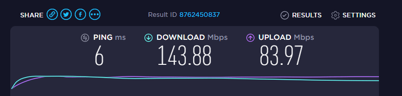 speedtest vanilla 1