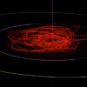 Les 80 astéroïdes passés à moins d'une distance lunaire de la Terre en 2019. // Source : Capture d'écran Orbitsimulator Les 80 astéroïdes passés à moins d'une distance lunaire de la Terre en 2019. // Source : Capture d'écran Orbitsimulator