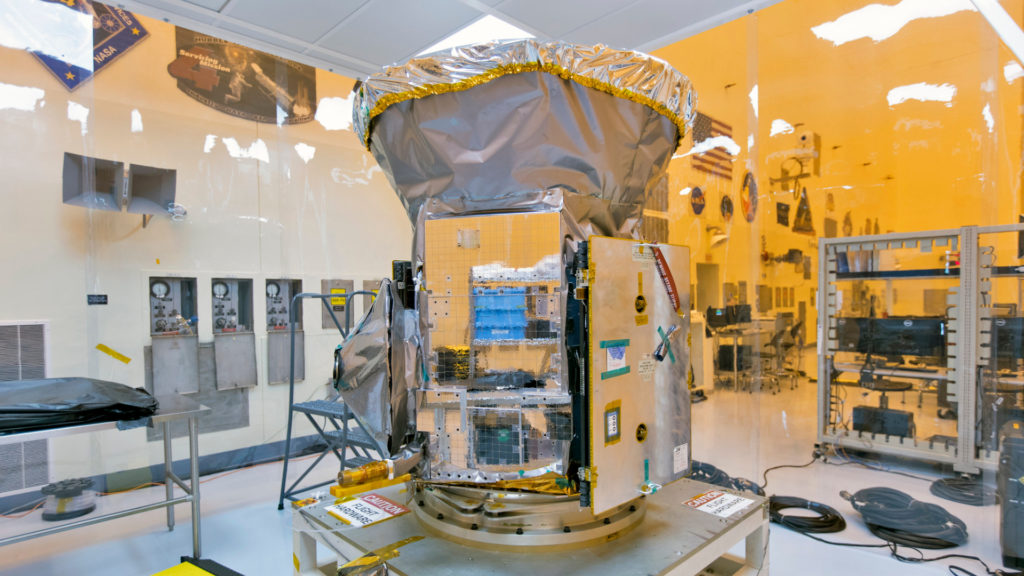 TESS en 2018. // Source : Flickr/CC/Nasa Kennedy (photo recadrée) TESS en 2018. // Source : Flickr/CC/Nasa Kennedy (photo recadrée)