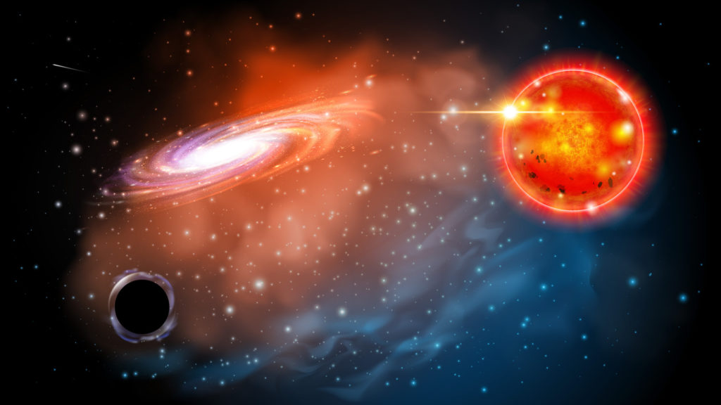 Une représentation du trou noir découvert par les astrophysiciens. // Source : Ohio State image by Jason Shults Une représentation du trou noir découvert par les astrophysiciens. // Source : Ohio State image by Jason Shults