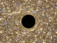 Une représentation d'un trou noir supermassif. // Source : Flickr/CC/NASA Goddard Space Flight Center (photo recadrée et modifiée)