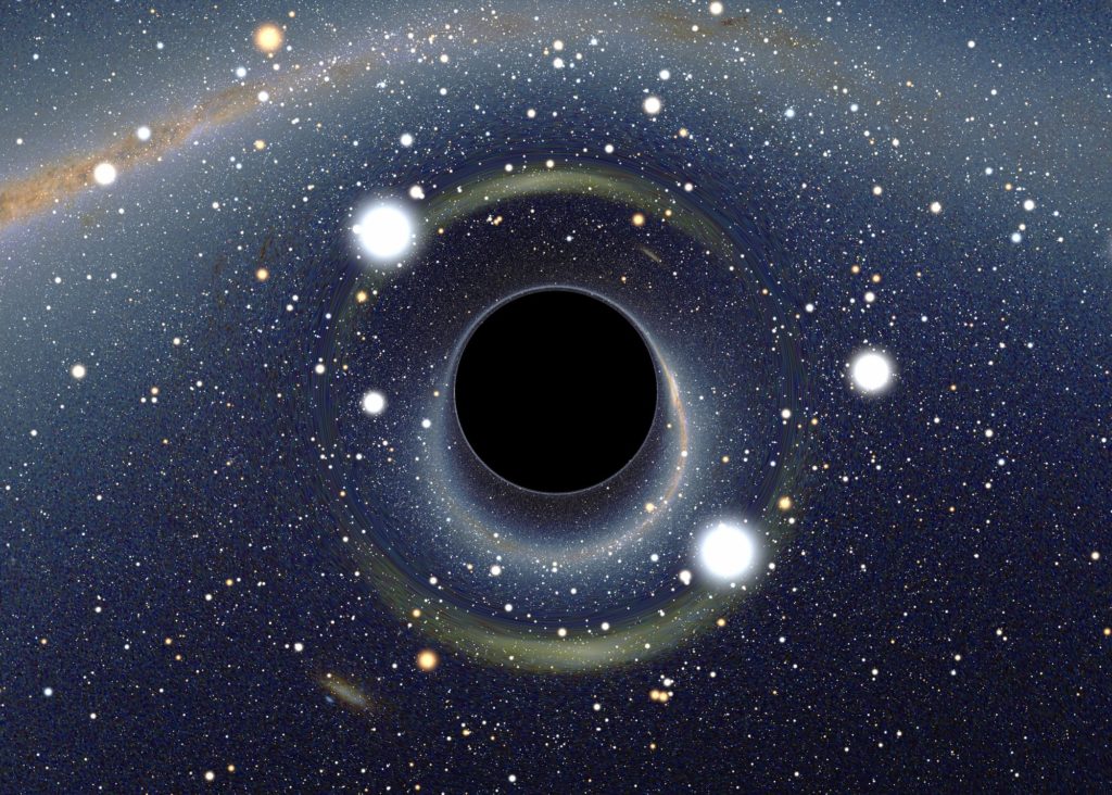 Vue d'artiste d'un trou noir stellaire. // Source : Alain r Vue d'artiste d'un trou noir stellaire. // Source : Alain r