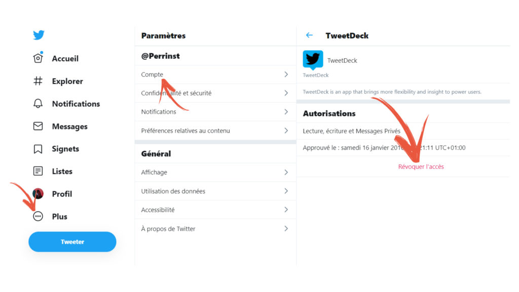 Voici comment procéder. // Source : Capture d'écran Twitter