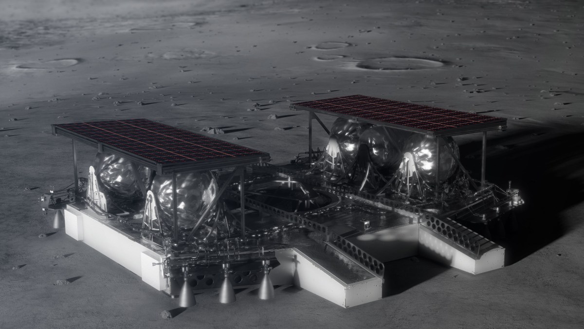 Une représentation du module lunaire de la Nasa. // Source : Nasa (photo recadrée) Une représentation du module lunaire de la Nasa. // Source : Nasa (photo recadrée)