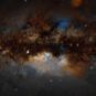 La Voie lactée. // Source : Capture d'écran GLEAMoscope