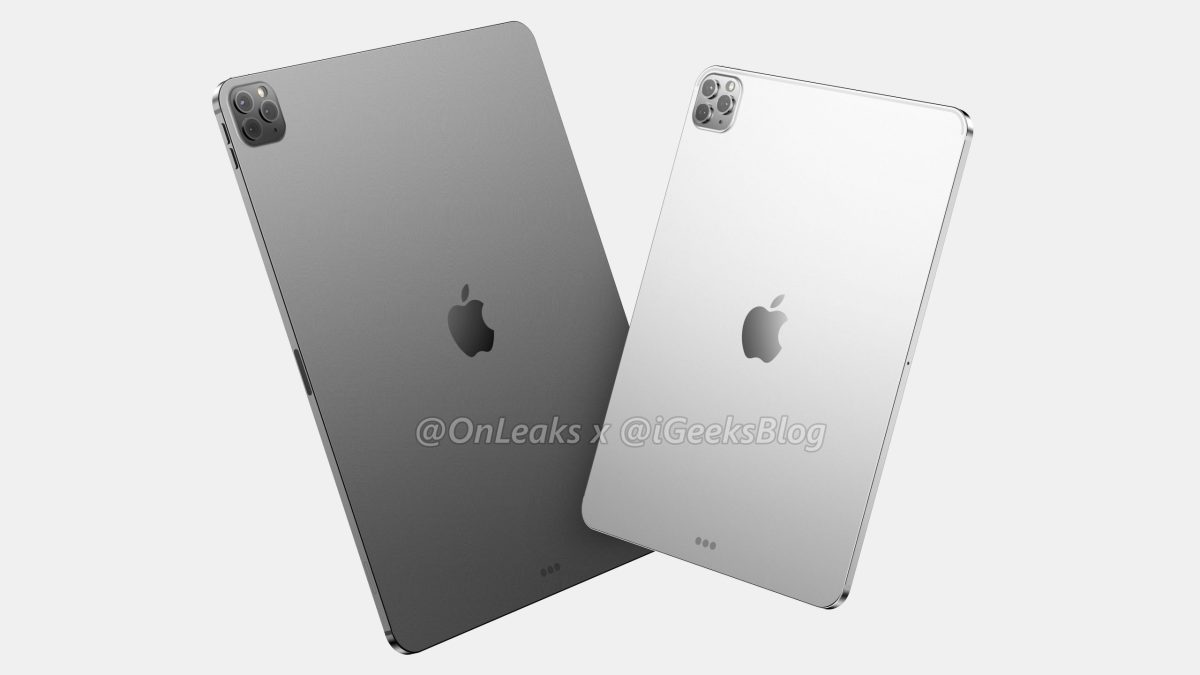 Fuite iPad Pro 2020 // Source : OnLeaks (via iGeeks Blog) Fuite iPad Pro 2020 // Source : OnLeaks (via iGeeks Blog)