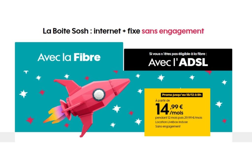 Boite Sosh 14€ Boite Sosh 14€