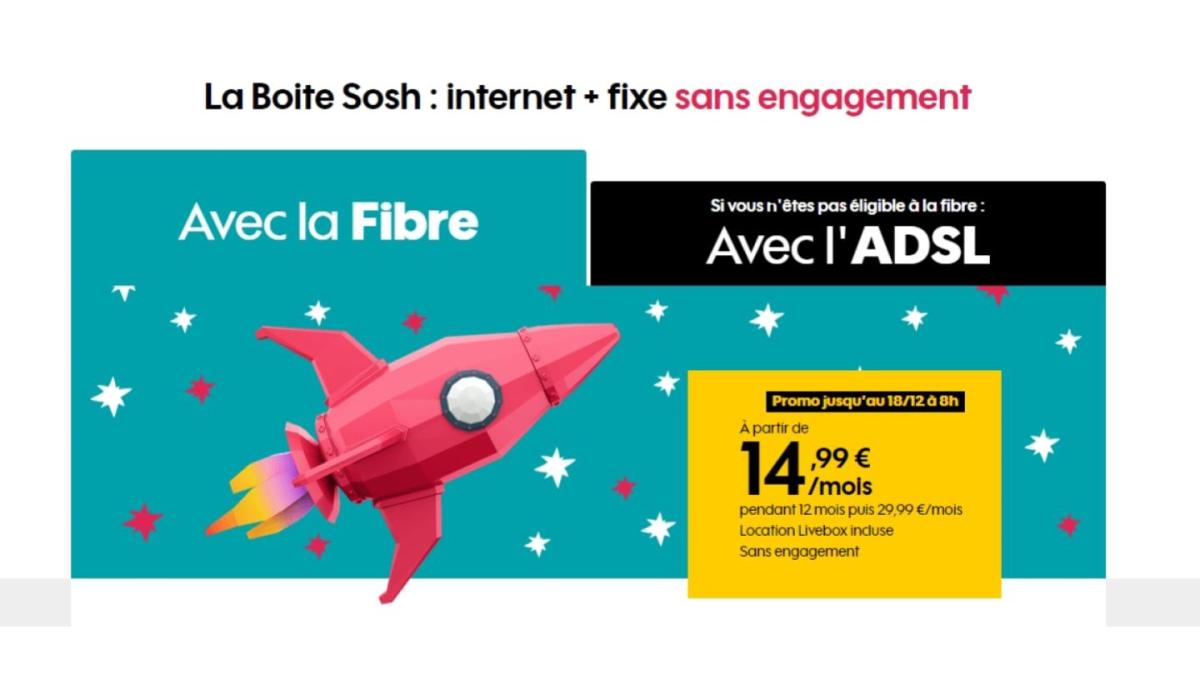 Boite Sosh 14€ Boite Sosh 14€