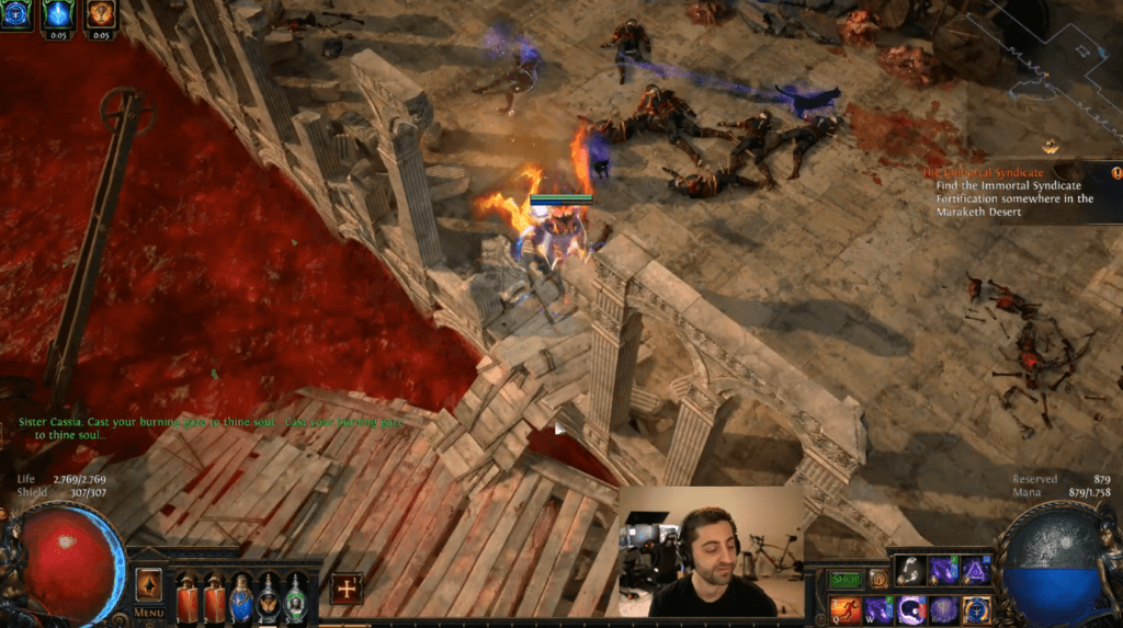 GiantWaffle durant son dernier jour de stream // Source : GiantWaffle / Twitch