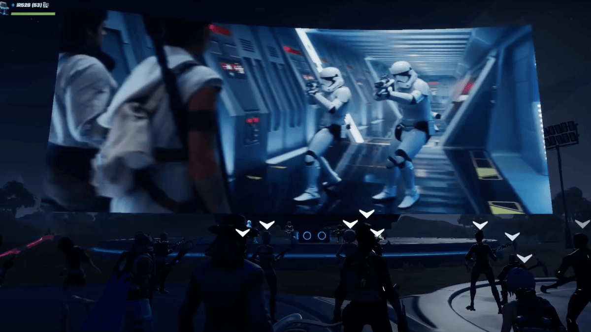Star Wars dans Fortnite // Source : YouTube IGN Star Wars dans Fortnite // Source : YouTube IGN