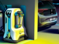 Robot de recharge autonome de Volkswagen // Source : Volkswagen 