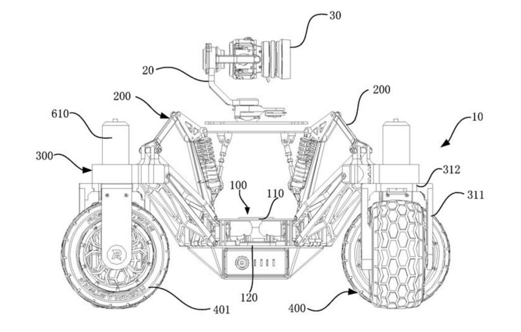 Drone terrestre DJI // Source : DroneDJ Drone terrestre DJI // Source : DroneDJ