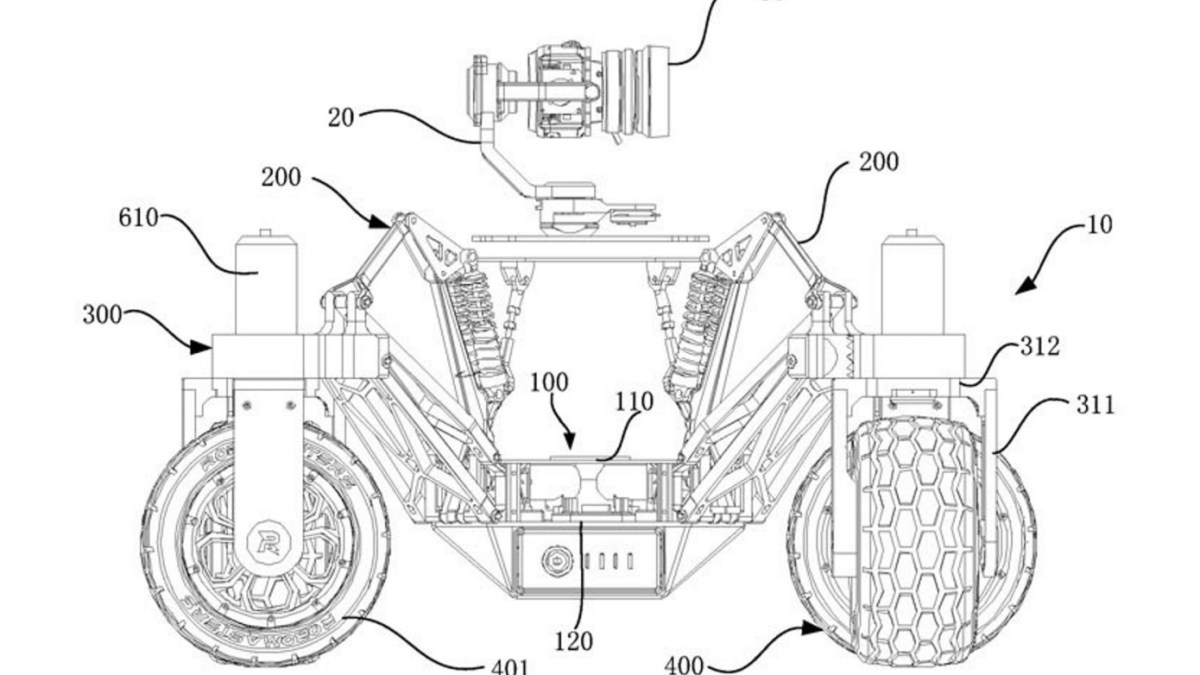 Drone terrestre DJI // Source : DroneDJ Drone terrestre DJI // Source : DroneDJ