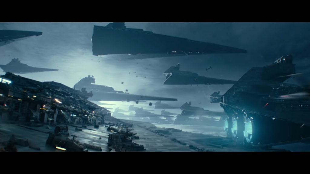 Un aperçu de l'immense flotte du Dernier Ordre. // Source : Lucasfilm Un aperçu de l'immense flotte du Dernier Ordre. // Source : Lucasfilm