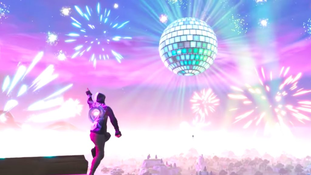 L'événement de Fortnite nouvel an 2019 // Source : YouTube L'événement de Fortnite nouvel an 2019 // Source : YouTube