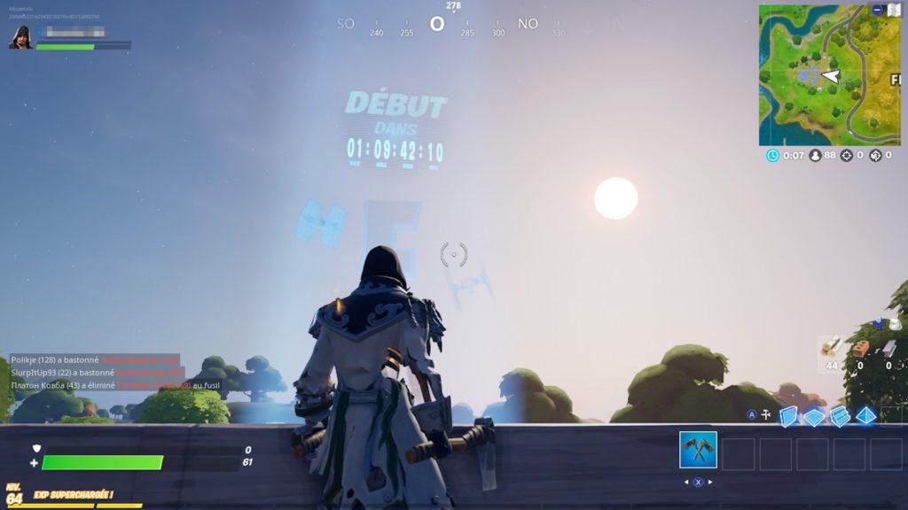 Capture d'écran dans Fortnite // Source : Epic Games / Numerama Capture d'écran dans Fortnite // Source : Epic Games / Numerama