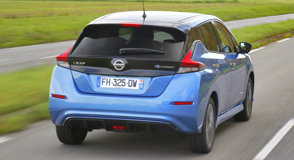 La Nissan Leaf 2e+ // Source : David Nogueira pour Numerama La Nissan Leaf 2e+ // Source : David Nogueira pour Numerama
