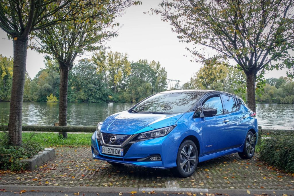 La Nissan Leaf 2e+ // Source : David Nogueira pour Numerama La Nissan Leaf 2e+ // Source : David Nogueira pour Numerama