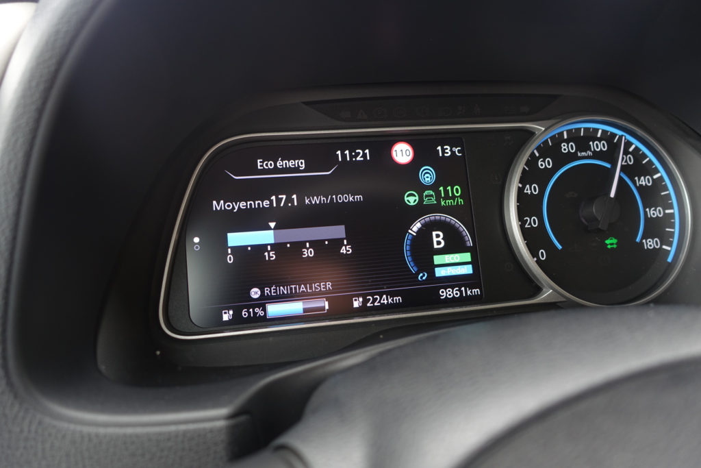 La Nissan Leaf 2e+ // Source : David Nogueira pour Numerama La Nissan Leaf 2e+ // Source : David Nogueira pour Numerama