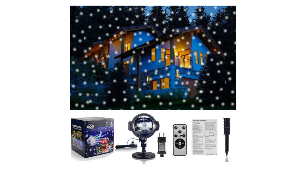 Le projecteur de flocons de neige. // Source : Yinuo Mirror via Amazon
