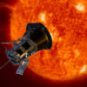 La sonde solaire Parker devant le Soleil, vue d'artiste. // Source : Wikimedia/CC/NASA/Johns Hopkins APL/Steve Gribben (photo recadrée) La sonde solaire Parker devant le Soleil, vue d'artiste. // Source : Wikimedia/CC/NASA/Johns Hopkins APL/Steve Gribben (photo recadrée)