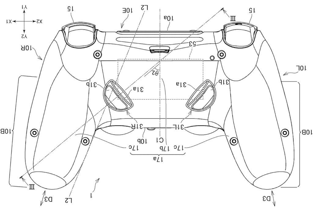 Brevet manette PlayStation // Source : WIPO