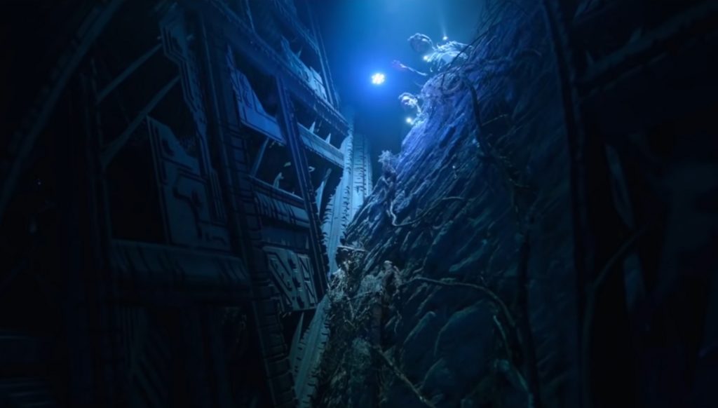 L'équipage du Rocinante va explorer ces structures inconnues, faitse de métal et pourtant... peut-être bien vivantes. // Source : Amazon Prime L'équipage du Rocinante va explorer ces structures inconnues, faitse de métal et pourtant... peut-être bien vivantes. // Source : Amazon Prime