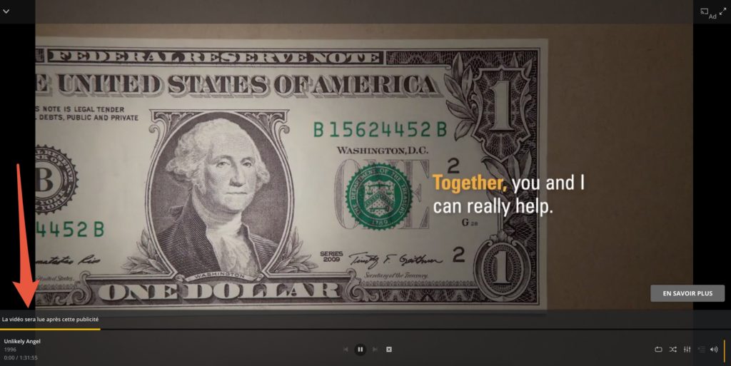 Une pub sur Plex.tv en France // Source : Plex.tv Une pub sur Plex.tv en France // Source : Plex.tv