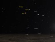 Vénus et Saturne le 11 décembre 2019 à 18h05, vues de Paris. // Source : Capture d'écran The Sky Live