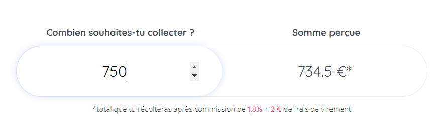 Un simulateur est disponible pour évaluer la somme que vous obtiendrez Un simulateur est disponible pour évaluer la somme que vous obtiendrez