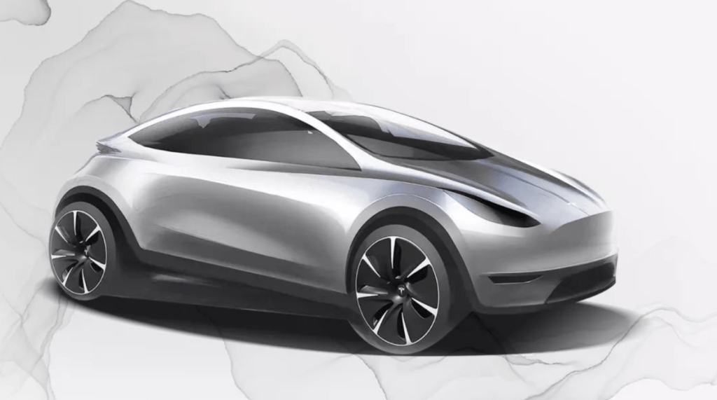Voiture Tesla chinoise // Source : Tesla Voiture Tesla chinoise // Source : Tesla