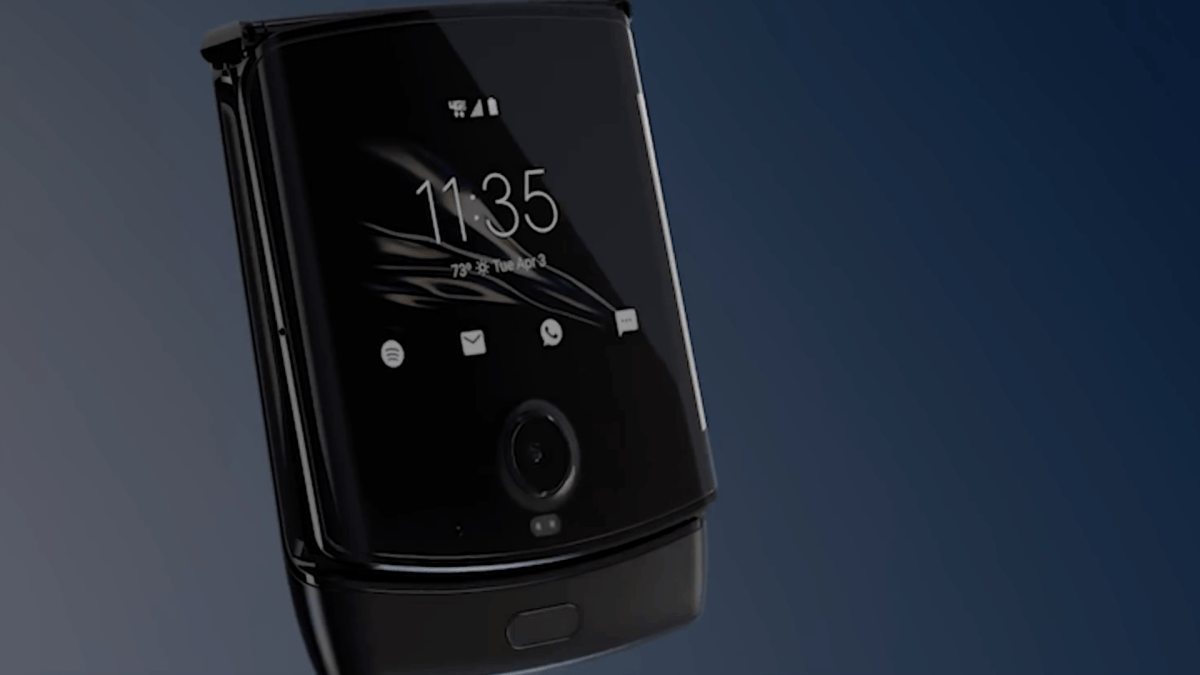 Smartphone pliable Motorola Razr // Source : Motorola Smartphone pliable Motorola Razr // Source : Motorola
