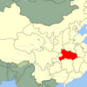Région concernée ; dont Wuhan est la capitale (carte domaine public).
