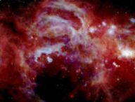 Le centre de la Voie lactée. // Source : NASA/SOFIA/JPL-Caltech/ESA/Herschel (photo recadrée)