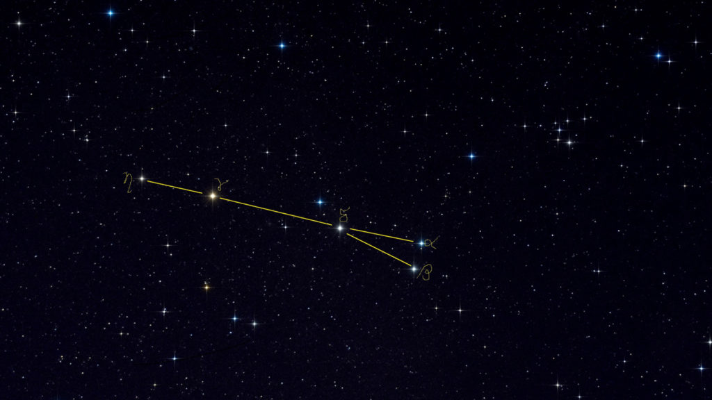 La constellation de la Flèche. // Source : Wikimedia/CC/pithecanthropus4152 (photo recadrée) La constellation de la Flèche. // Source : Wikimedia/CC/pithecanthropus4152 (photo recadrée)