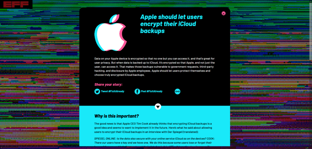 EFF Apple EFF Apple