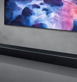 Barre de son Samsung HW-Q90R // Source : Samsung Barre de son Samsung HW-Q90R // Source : Samsung
