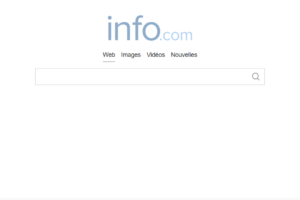 La page d'accueil d'Info.com La page d'accueil d'Info.com