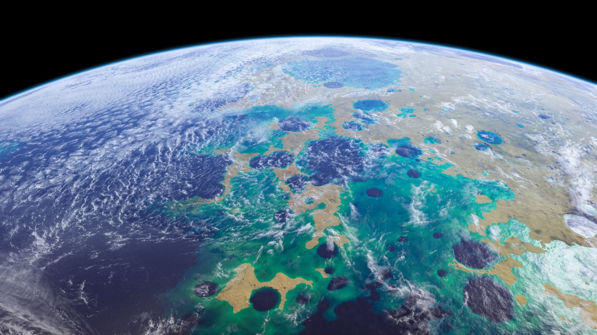 Mars recouverte d'eau. // Source : Flickr/CC/Kevin Gill Mars recouverte d'eau. // Source : Flickr/CC/Kevin Gill