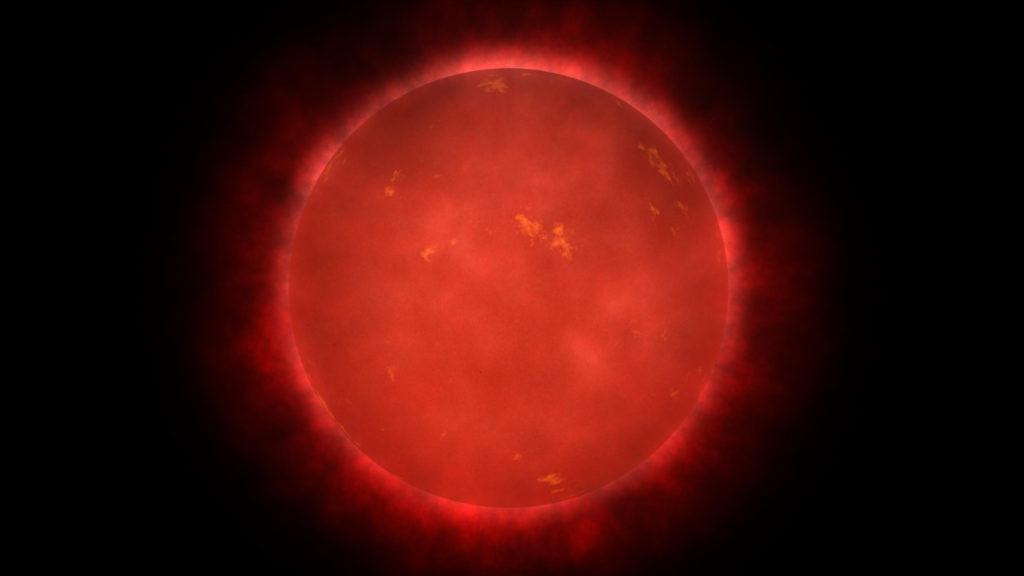Une naine rouge. // Source : Wikimedia/CC/NASA/Walt Feimer (photo recadrée et modifiée) Une naine rouge. // Source : Wikimedia/CC/NASA/Walt Feimer (photo recadrée et modifiée)