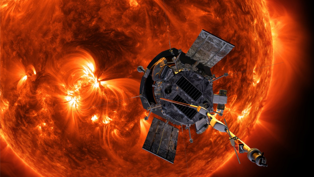 La sonde solaire Parker. // Source : NASA/Johns Hopkins APL/Steve Gribben La sonde solaire Parker. // Source : NASA/Johns Hopkins APL/Steve Gribben