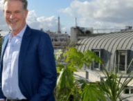 Reed Hastings à Paris dans les locaux de Netflix France // Source : (Photo par Dominique Charriau/Netflix)