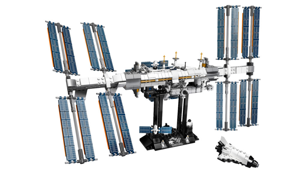 La Station Spatiale internationale déclinée en jouet Lego. // Source : Lego (photo recadrée) La Station Spatiale internationale déclinée en jouet Lego. // Source : Lego (photo recadrée)