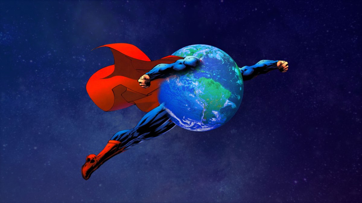 Non, une super-Terre n'est pas une Terre portant une cape. // Source : Claire Braikeh pour Numerama Non, une super-Terre n'est pas une Terre portant une cape. // Source : Claire Braikeh pour Numerama