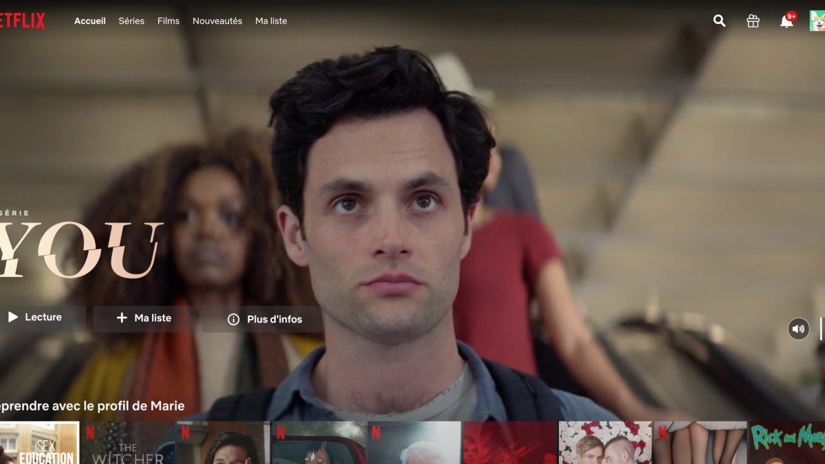 La bande-annonce de "You" en home de Netflix // Source : Capture d'écran La bande-annonce de "You" en home de Netflix // Source : Capture d'écran