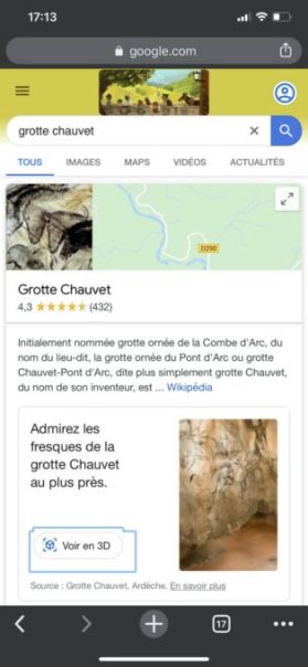 L'expérience en réalité augmentée est disponible depuis le navigateur directement. // Source : Numerama L'expérience en réalité augmentée est disponible depuis le navigateur directement. // Source : Numerama